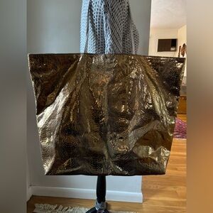 Carlos Falchi beach bag!